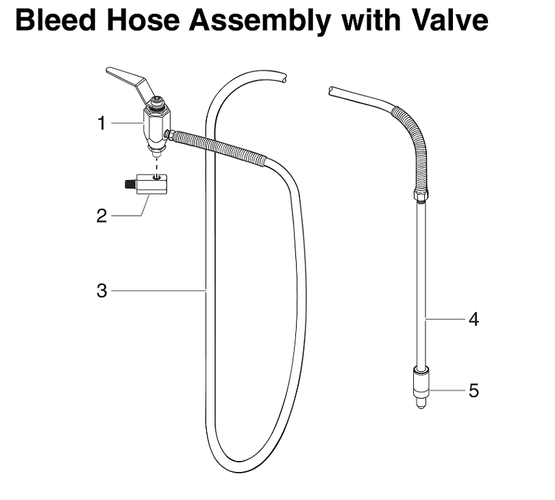 PowrTwin 12000XLT Bleed Hose Assembly With Valve